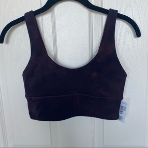 Lululemon Align Reversible Bra Diamond Dye Cassis Black/Cassis BNWT Size 6